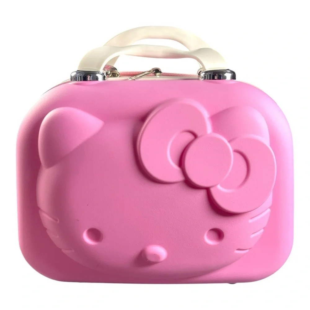 Hello Kitty Pink/Purple/Green Carry-On Hard-Shell Case